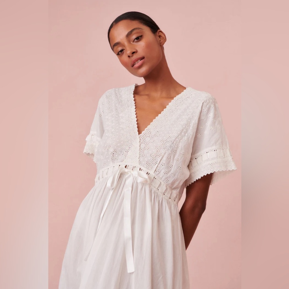LoveShackFancy- Iona Cotton Nightgown